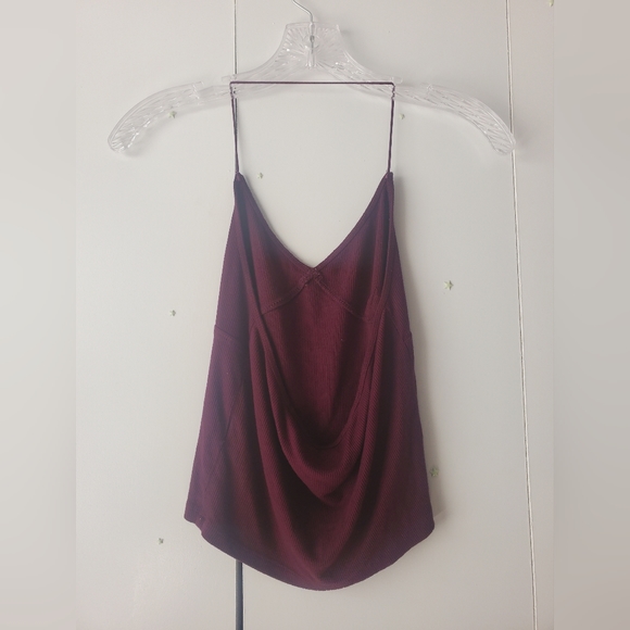 Burgundy crop top - Picture 3 of 4